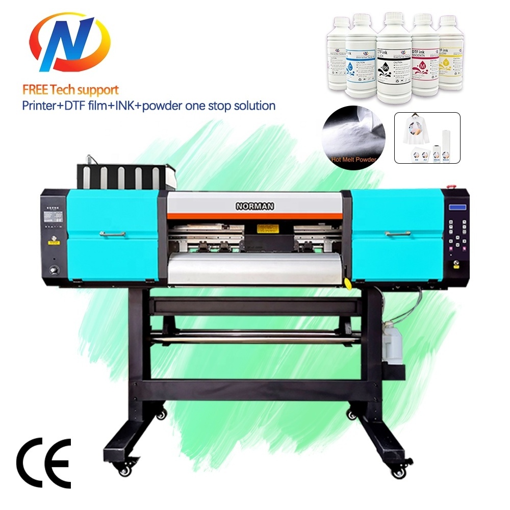 Norman Hot Sale Dtf Printer Machine 60cm Dtf Printer With 24 Dual Xp600 I3200 Printheads Optional