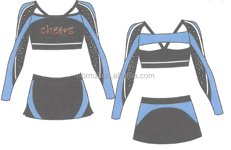 Normzl customized design your own cheerleading uniform