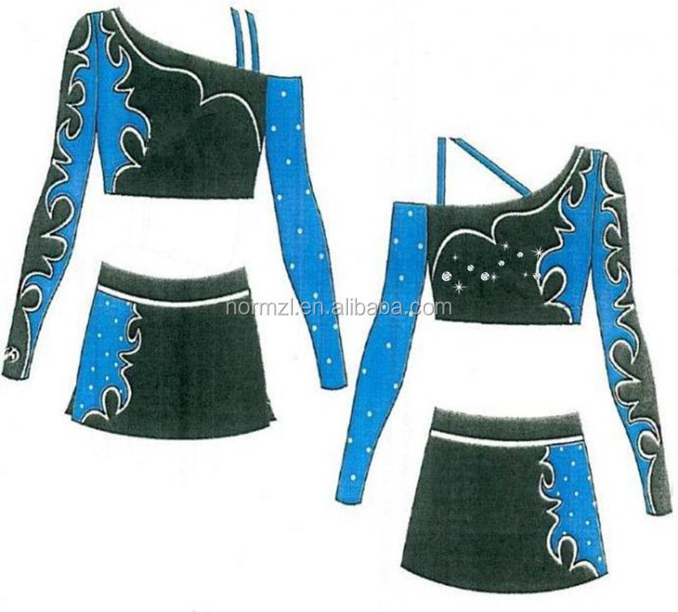 Normzl customized design your own cheerleading uniform