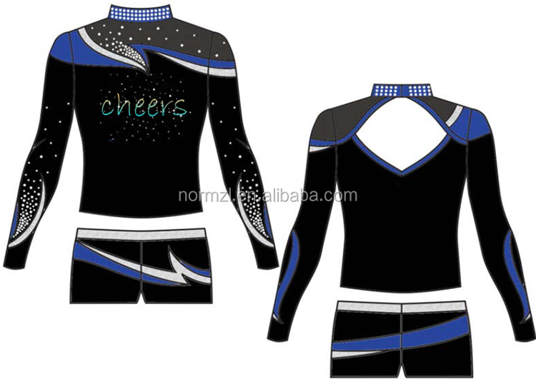 Normzl customized design your own cheerleading uniform