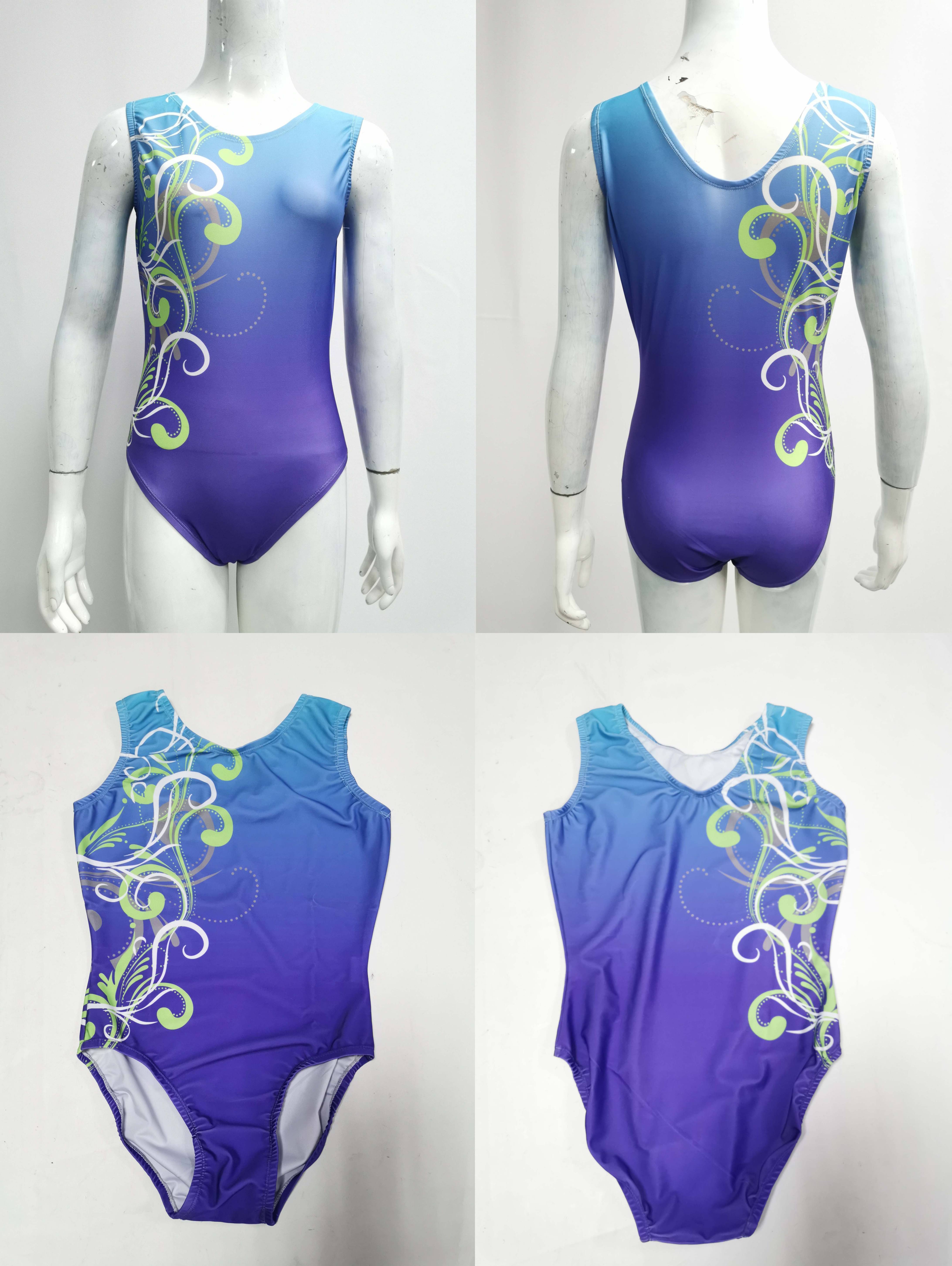 Cover Up custom printed mens team practice sparkly dance unitard adult sports gymnastic leotards swimwear & beachwear for boys