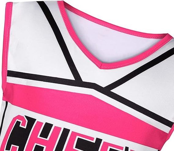 Custom Cheer Dance Uniforms Pink Cheerleading Uniform For Girls Dance Team