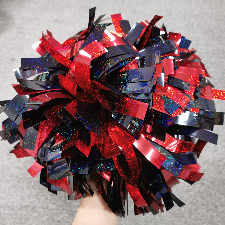 Cheerleading Pom Poms wholesale girls cheer Fashion Accessories purple mini baton handle cheerleaders costume pom