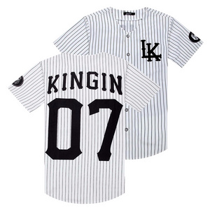 New fashion hip hop baseball T shirt jersey custom men's clothing women's clothes tyga final king costume