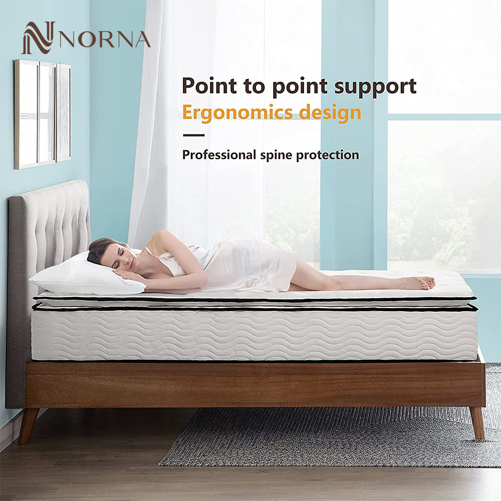 12 inch natural latex orthopedic mattress full size gel memory Foam Pocket Spring Mattress luxury euro top mattress