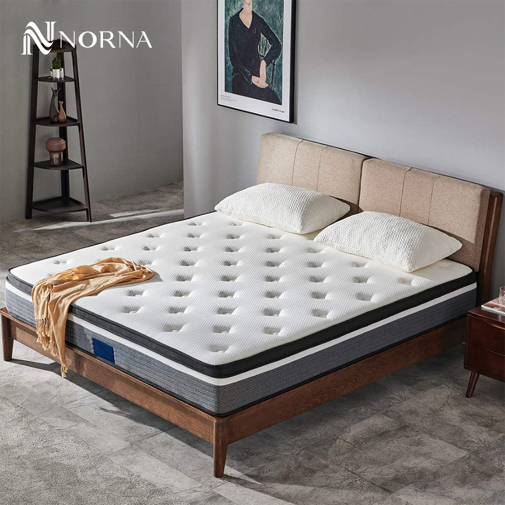 modern bed mattresses home furniture in a box 30 cm Premium import wholesale king size gel memory foam spring latex mattress