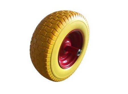 10 Inch Solid Rubber Wheel 3.50-4 PU Foam Flat Free Tyre for Hand Truck Vietnam