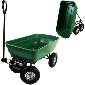 garden dump cart new utility yard wagon