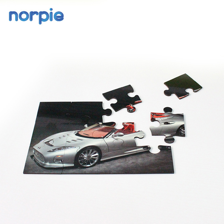 Sublimation Hardboard Wood Printable 12 Pieces Jigsaw Puzzles for Kids