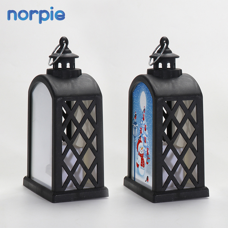 Christmas Decoration Lantern Portable Led Small Lamp Luminous Lantern Dress Up Gift Sublimation LED Lanterns