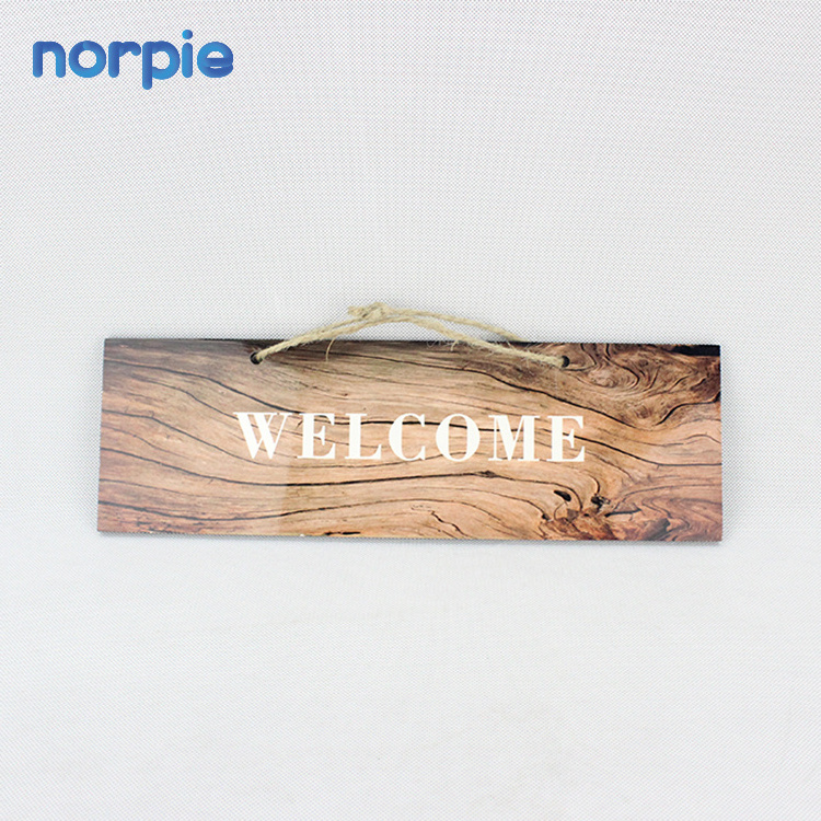 Blank Wholesale Door Hangers Customized Sublimation MDF Door Signs