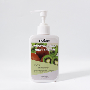 200ml korean private label skin care body moisturized kiwifruit extract nourishing whitening nicotinamide  body lotion