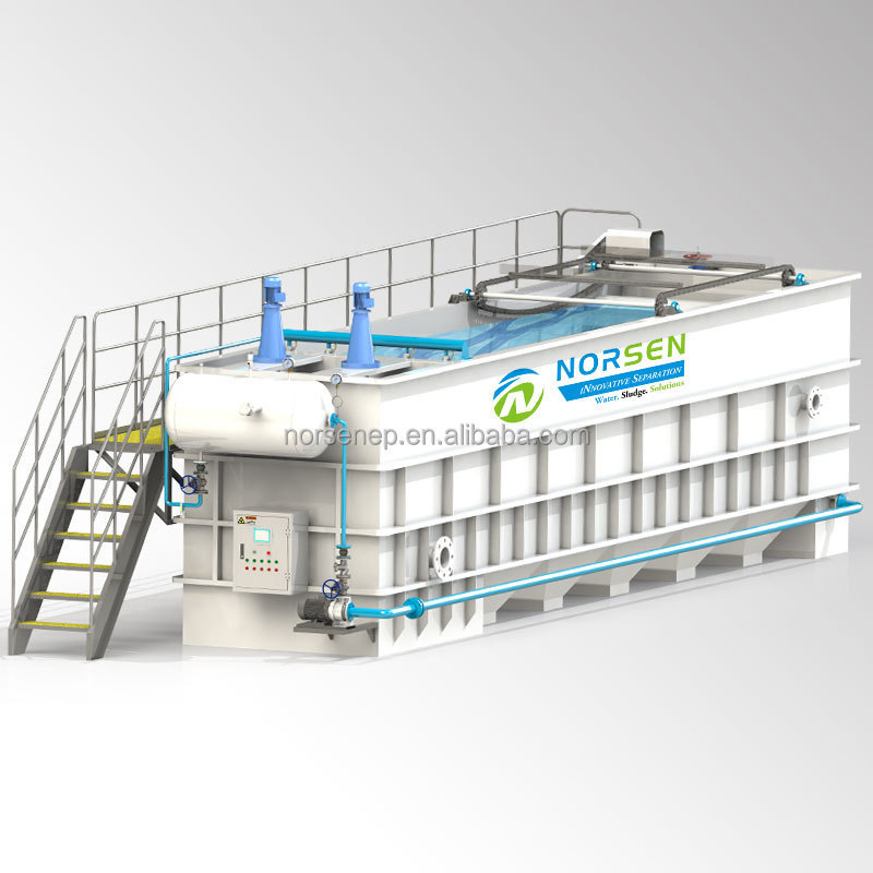 HOT Wastewastewater pretreatment Dissolved air flotation system DAF machine for slaughter waste