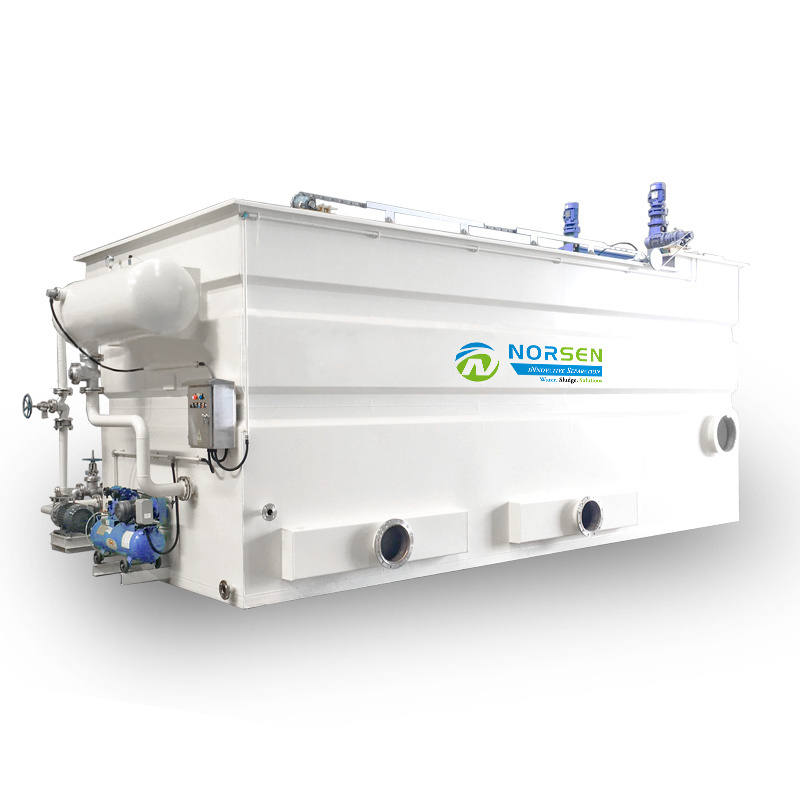 HOT Wastewastewater pretreatment Dissolved air flotation system DAF machine for slaughter waste