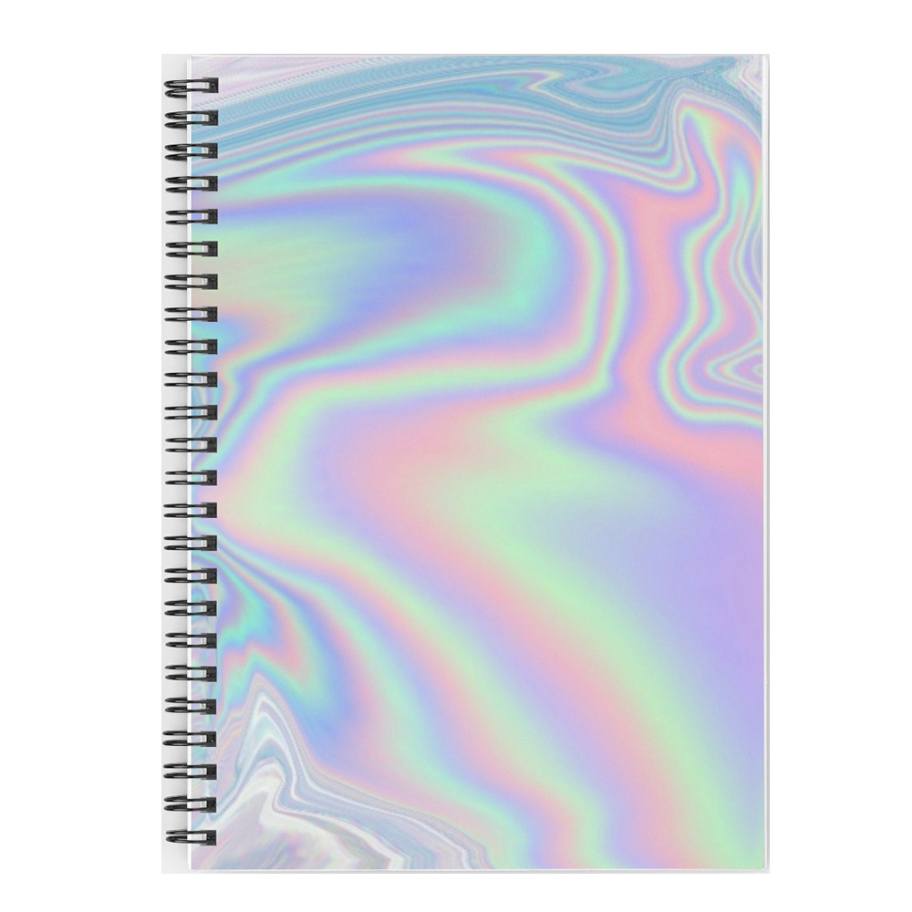 Custom spiral  notebook with hologram cover