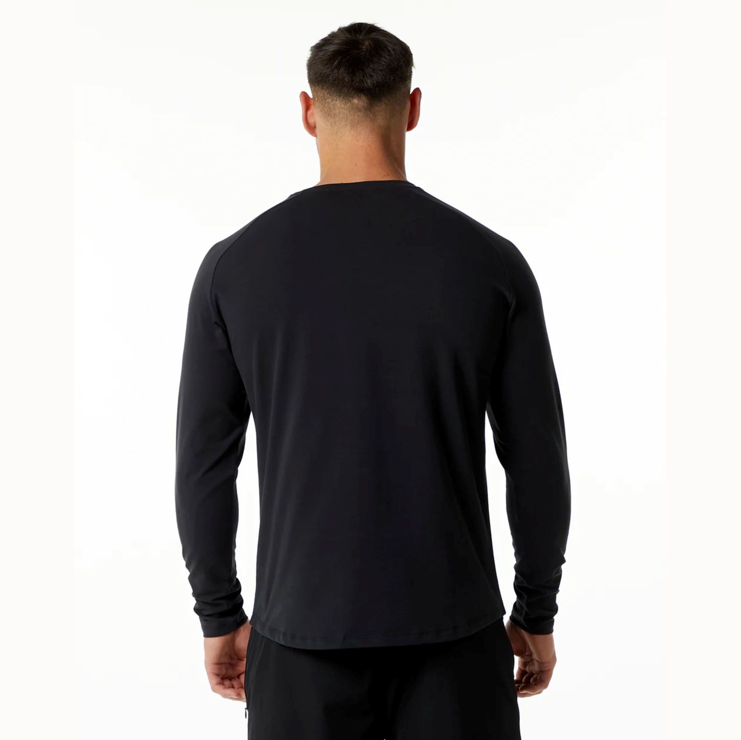 Bamboo Cotton Blended  Long Sleeve Tee Shirts Mens Long Sleeve Branded T shirts for mens