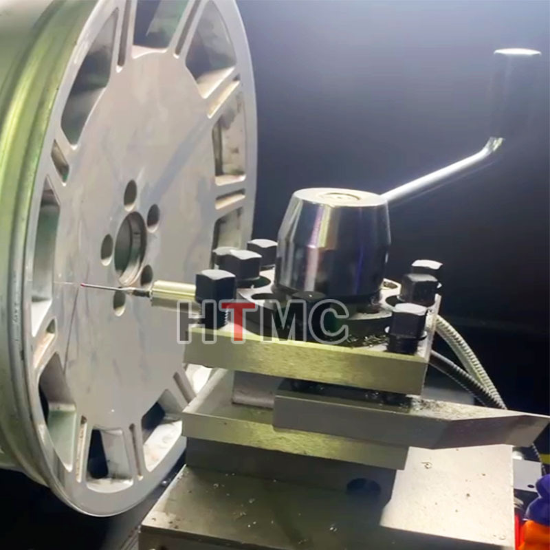 Manufacturers supply CK770 wheel hub wire drawing machine refurbished wheel hub repair wheel hub repair lathe