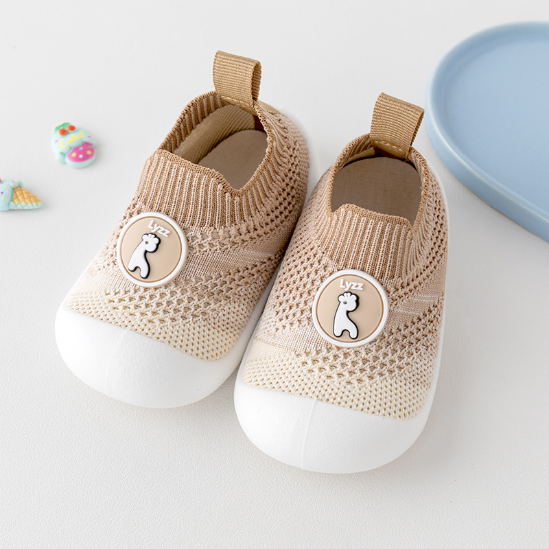 NNew Arrival Factory Fashion Rubber Soles Kids Shoes Socks Cotton Warm Non-slip Woven Baby Boy Girl Toddlers Flying Woven Shoes