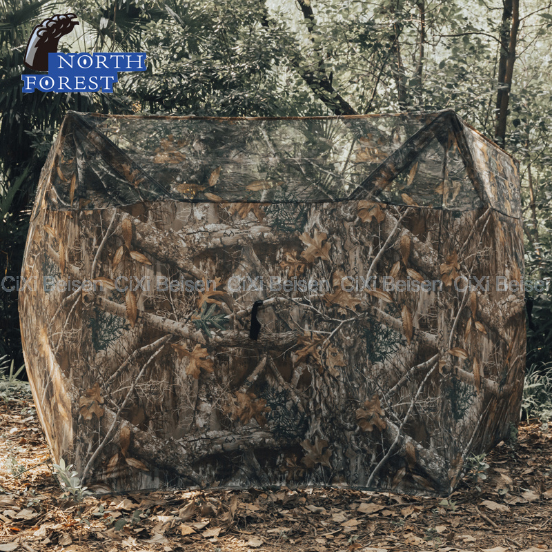 4.8LB Strong Ground Stakes invisible camouflage tent ground blind 270 degree view hunting ground blind tent for hunting