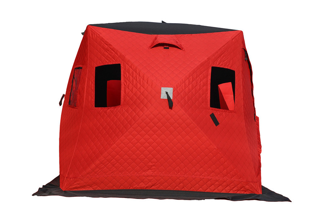 High Quality nylon fabric Pop Up All Season inflatable heat insulation Winter Ice Fishing Tent