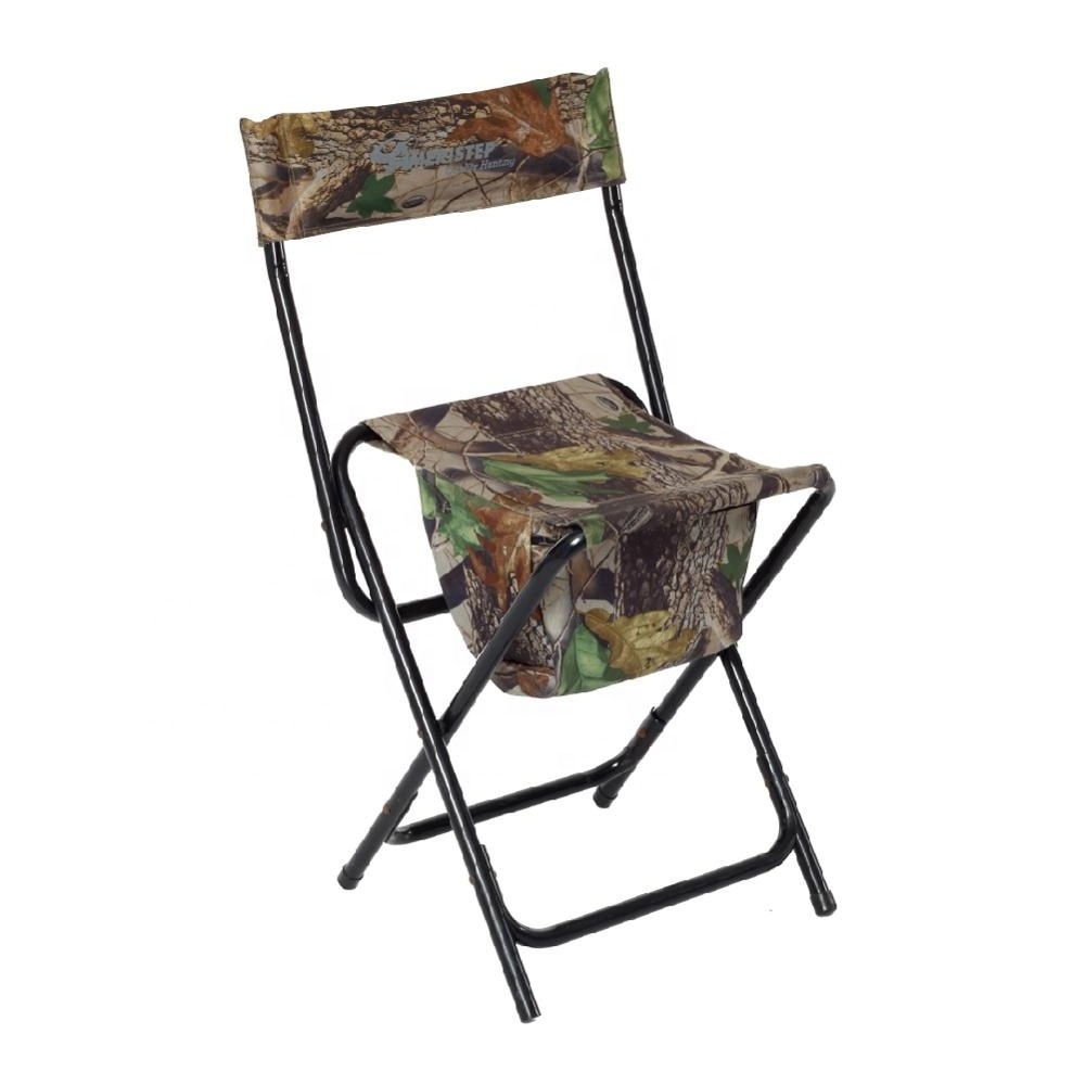 Hunting Seats Shooter Hunting Chair Camo Folding Chair With Pocket