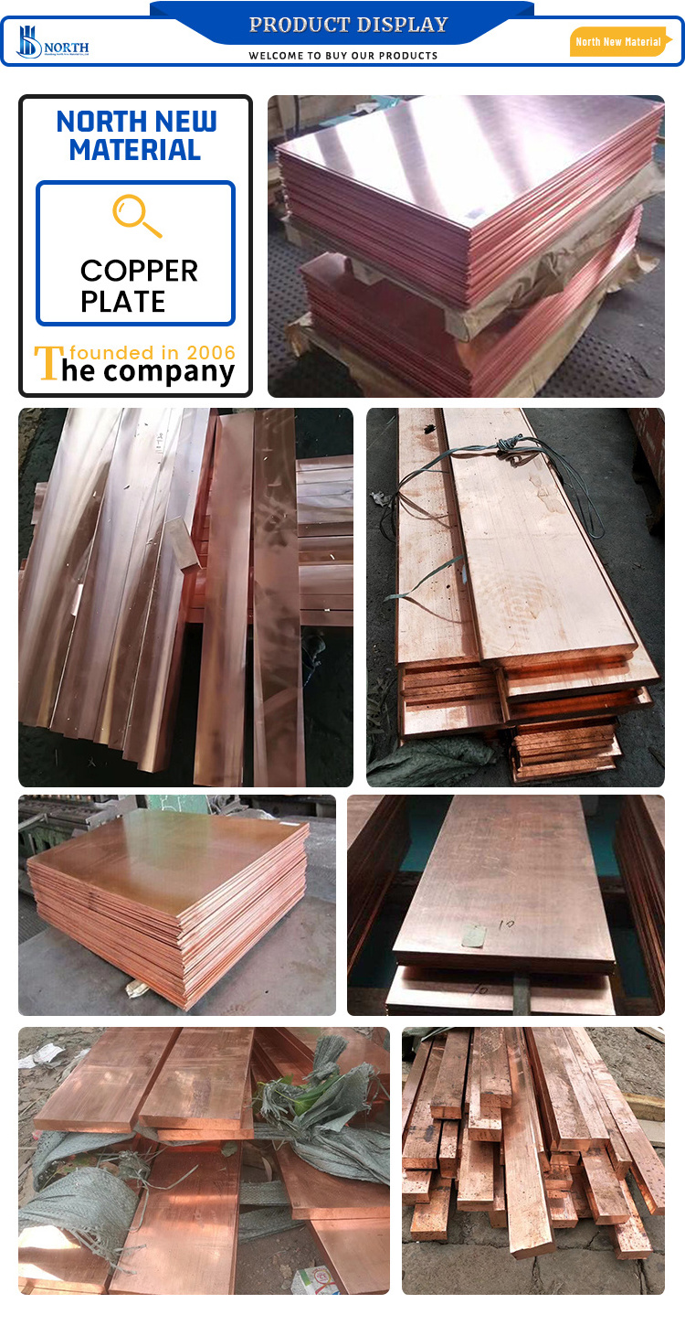 4x8 copper sheet price per kg 0.5mm 2mm 1mm 5mm thick 99% Pure Copper Plate C10100 C10200 C10300 Copper Sheets 10mm