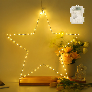 Northland 8 Lighting Modes Christmas Decor Window LED Star Light Timer Battery Operated for Outdoor Indoor Porch Party