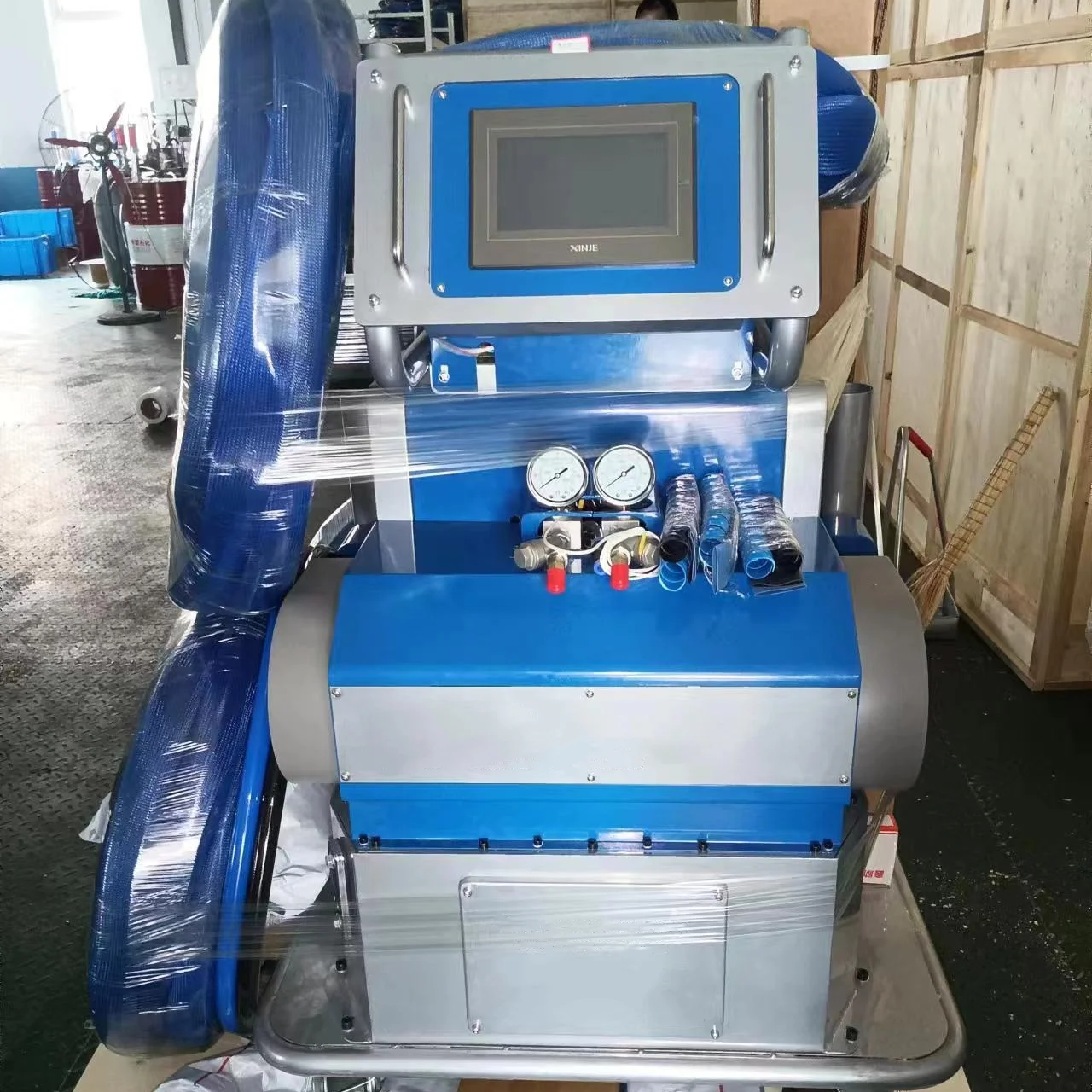 CNMC-V6 spray foam machine insulation polyurethane closed cell pouring machine PU foam