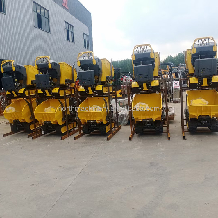 FREE SHIPPING!!!Mini Crawler Skid Steer Loader Chinese Skid Steer Loader Mini 500kg Dumper For Sale