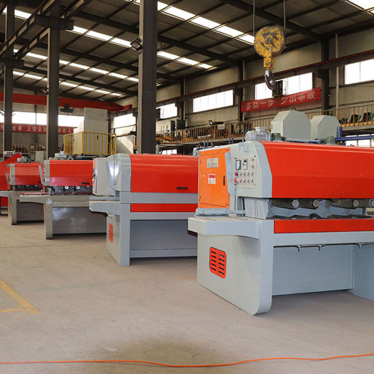 Max. Sawing width 300mm Multiple Circular Blade Wood Plank Board Cutting Multi Blade Rip Saw Machine