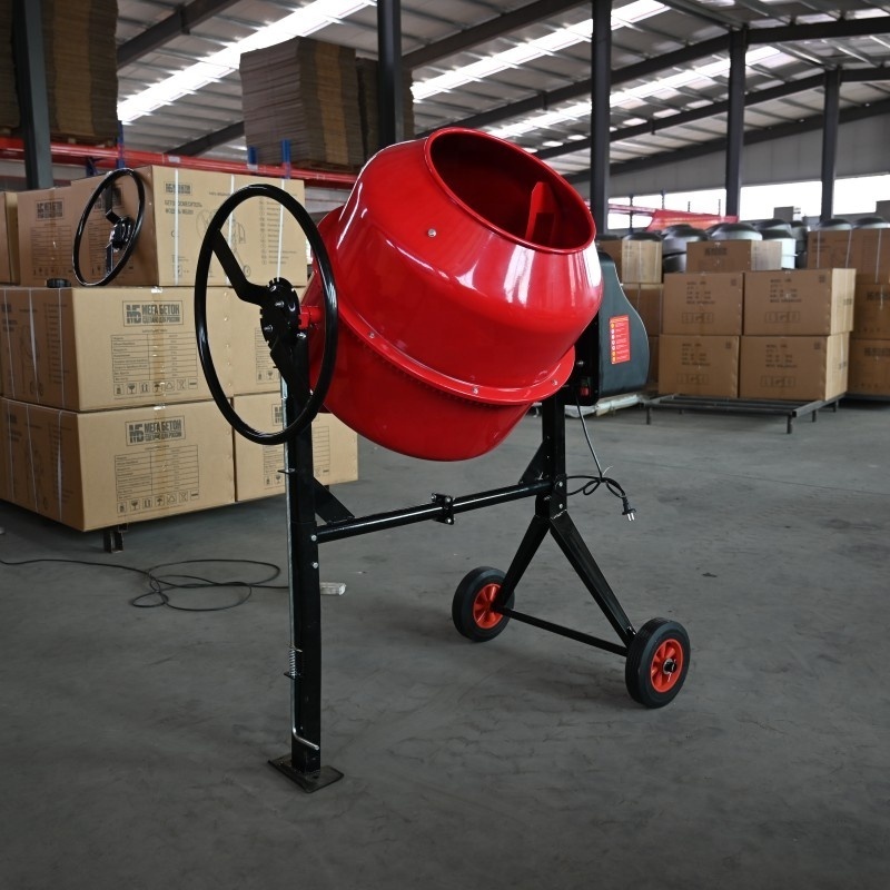 China factory supply concrete mixer mini electric mobile portable mixer cement 1 yard concrete mixer for sale