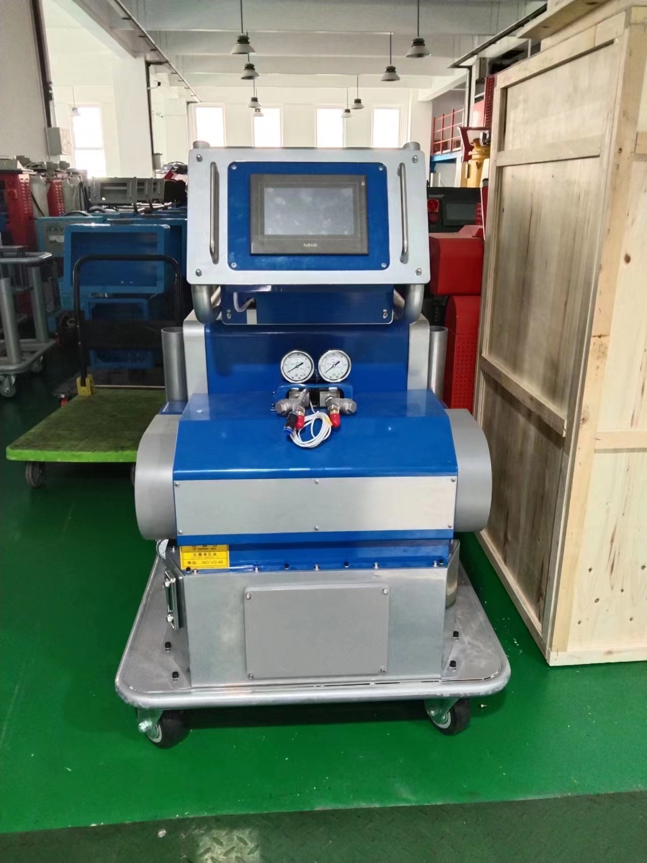 CNMC-V6 spray foam machine insulation polyurethane closed cell pouring machine PU foam