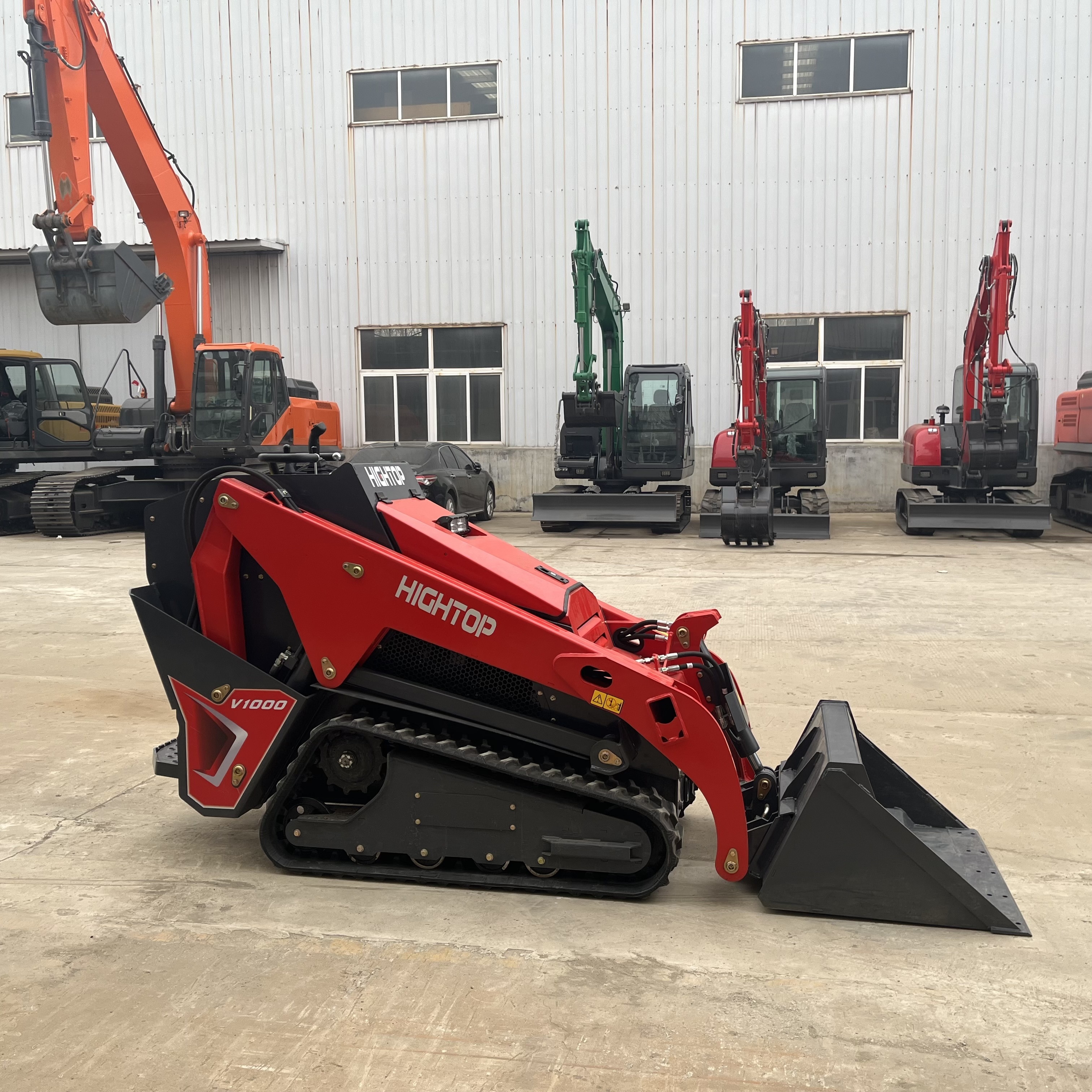 HT-V1000 Mini Small Tracked Skid Steer Loader for sale