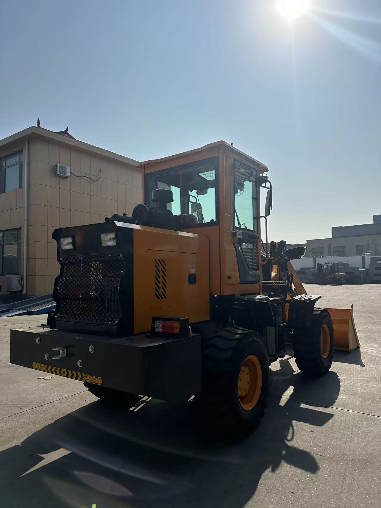 Wheel Front End Loader Rops Cabin Excavator 4X4 Articulated Wheel Backhoe Loader for sale