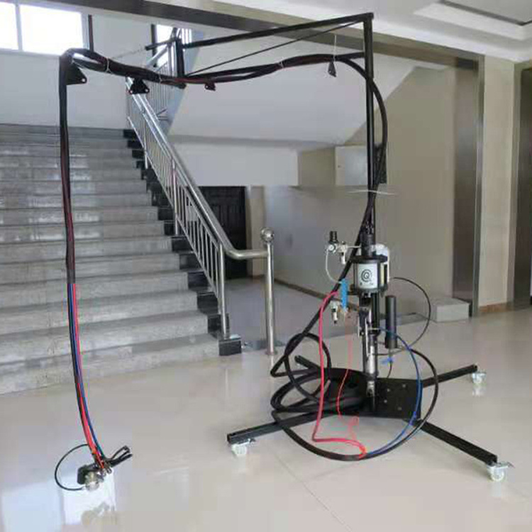 High efficiency Fiberglass resin chopper/roving spraying machine with gun