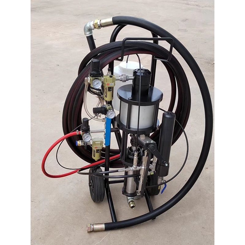 FRP Chopper Machine CNMC-CZ Fiberglass Spraying Machine with Portable Wheel and Two-component Spray Gun