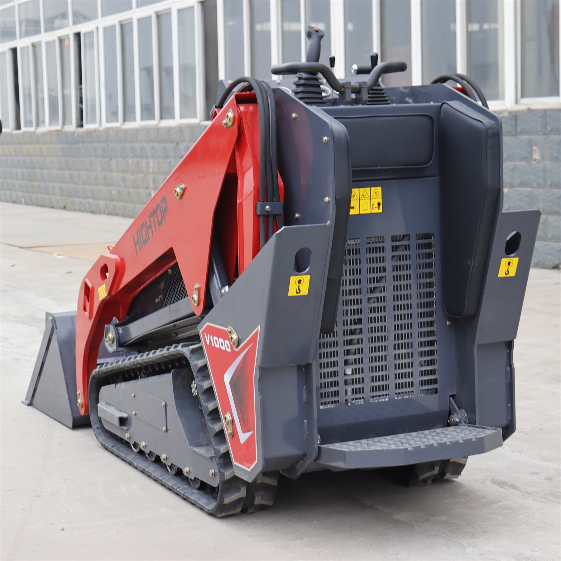 Cheap Price HT-V1000 Diesel Engine Mini Skid Steer Loader for Sale Mini Wheel Loader Mini Loader Skid Steer Tires