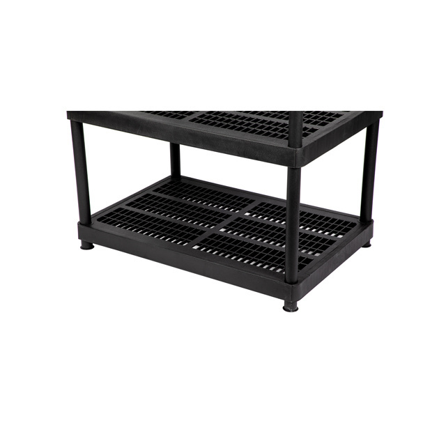 Heavy Duty Plastic Shelf HD 36x24x72inch 5 Tiered  Plastic Storage Shelf