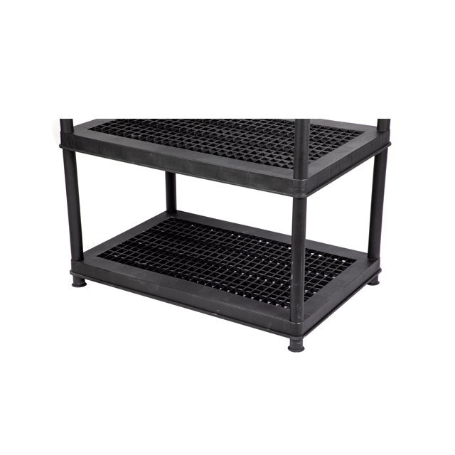 36*24*53 inch heavy duty 4 Tier plastic storage shelf