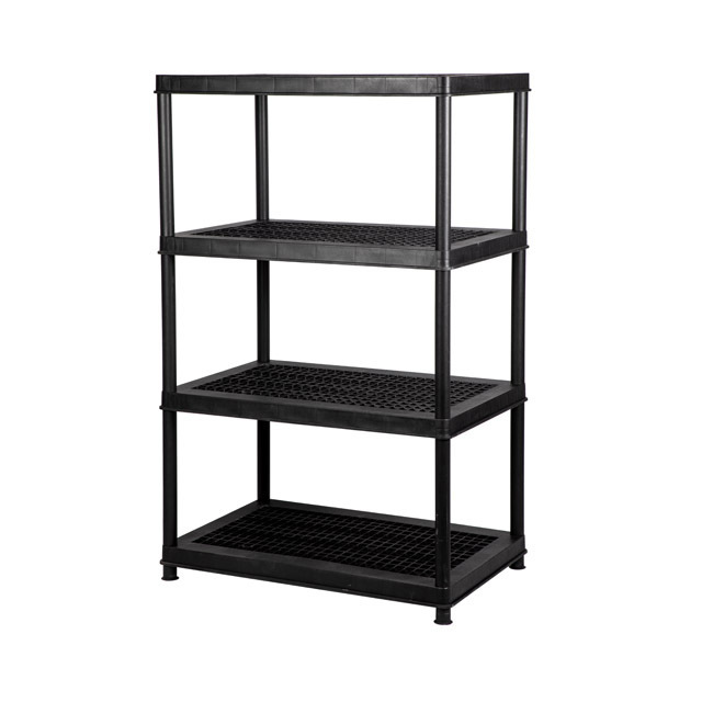 36*24*53 inch heavy duty 4 Tier plastic storage shelf