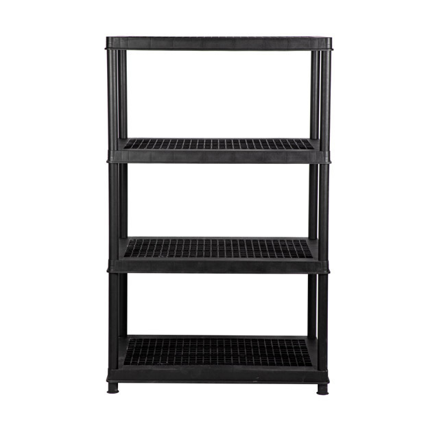 36*24*53 inch heavy duty 4 Tier plastic storage shelf