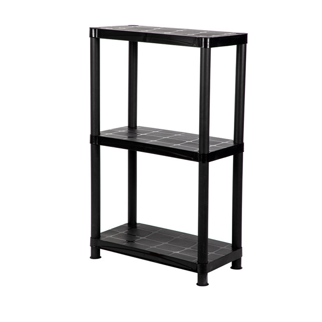 Plastic Shelf 24*12*35 Inch 3 Tier Storage Shelving Unit