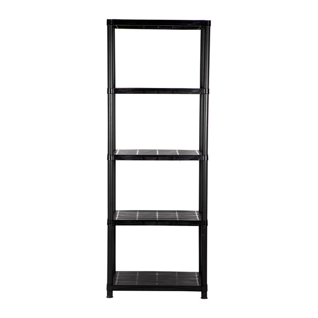 Plastic Shelf 28WX15DX72H Inch 5 Tier Storage Shelving Unit