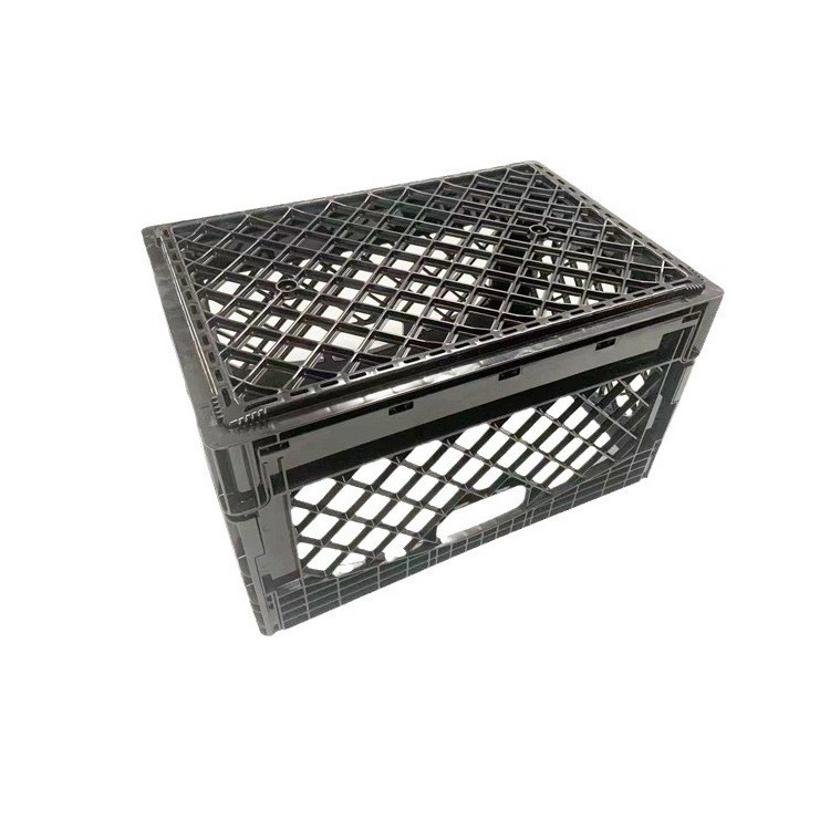 480*330*280mm24quart plastic milk crate folding plastic box Food turnover transport storage boxes