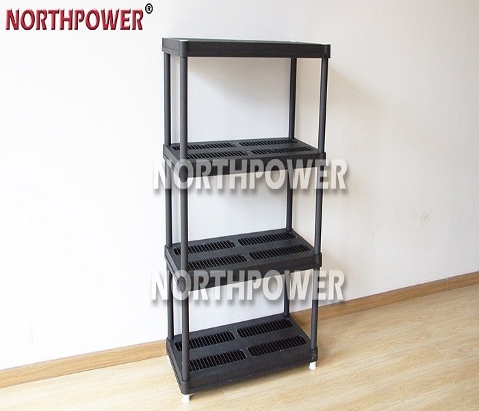 Heavy Duty 36X18 plastic shelving,4 Tire plastic shelf,plastic display shelves