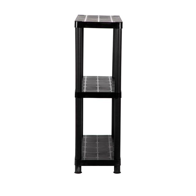 Plastic Shelf 24*12*35 Inch 3 Tier Storage Shelving Unit