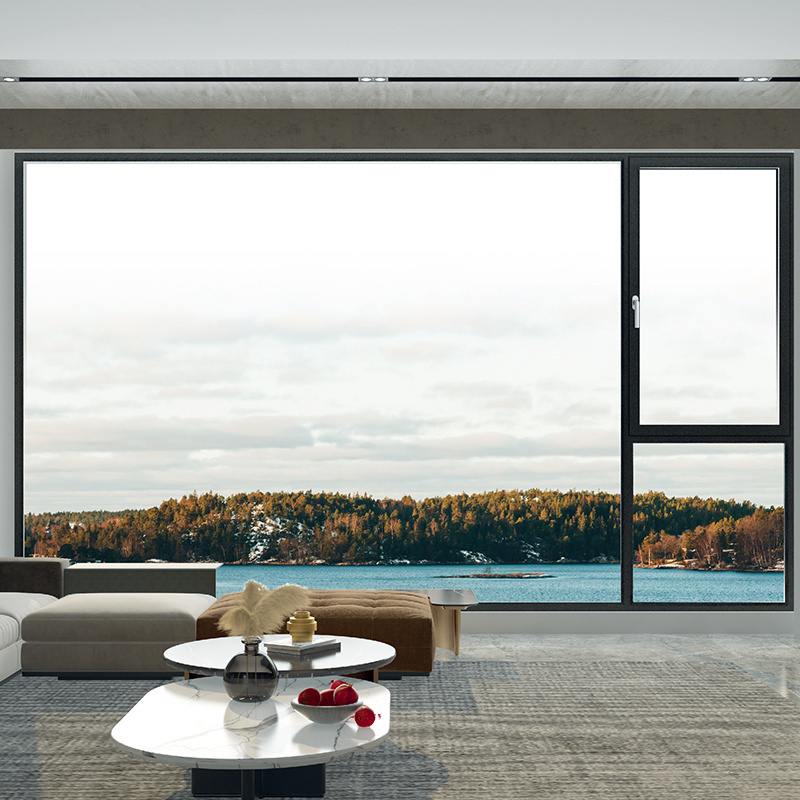 Hot selling triple glazed aluminum windows tilt and turn window with a competitive price