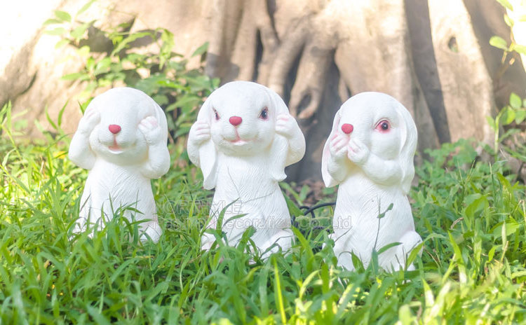 cute rabbit lamp volt landscape lighting lights lawn lamps outdoor solar back yard outdoor led landscape path lights