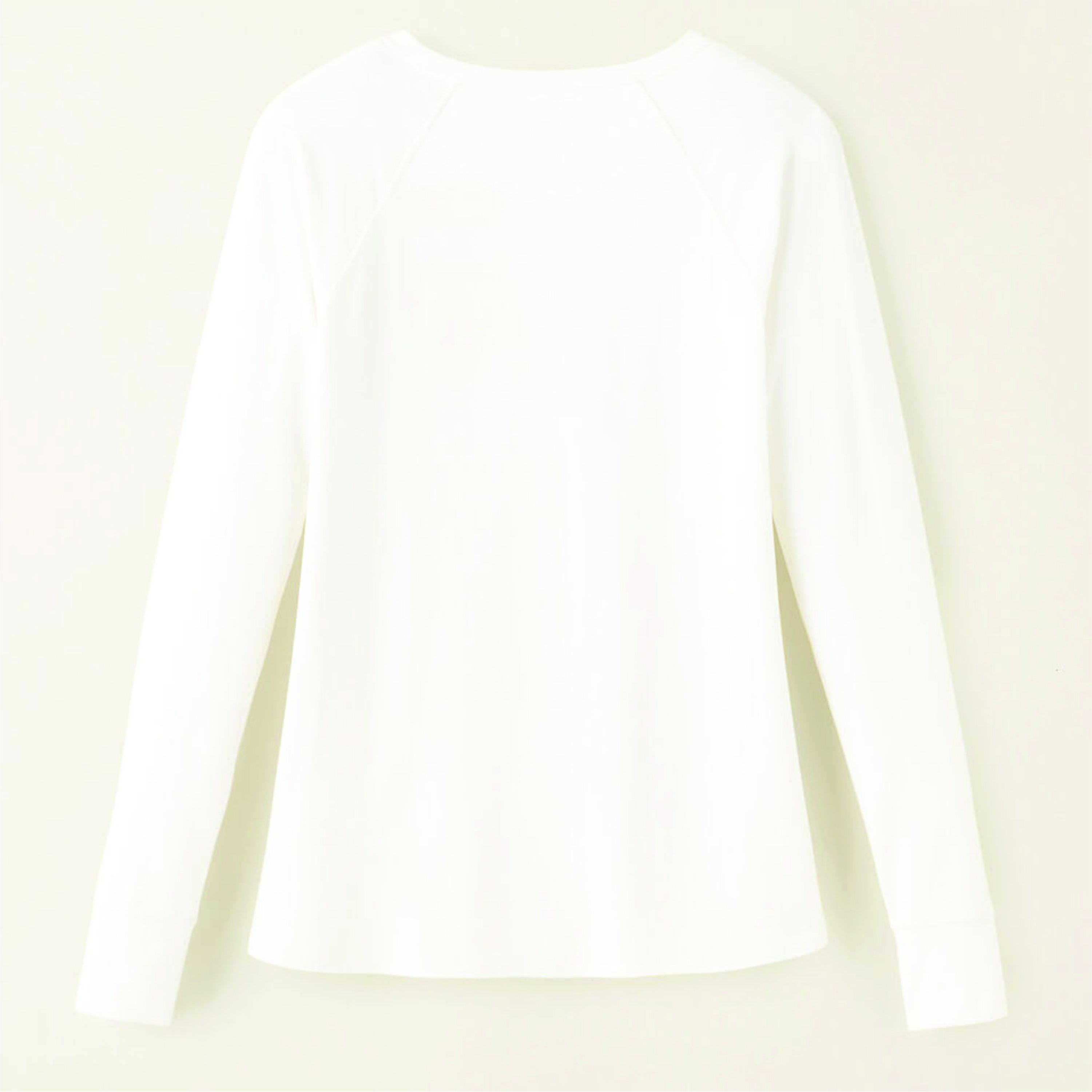 Women's White Slim Fit Long Sleeve Top - 92% Recycled Polyester, 8% Spandex, Quick Drying, Moisture Wicking, Anti-Odour