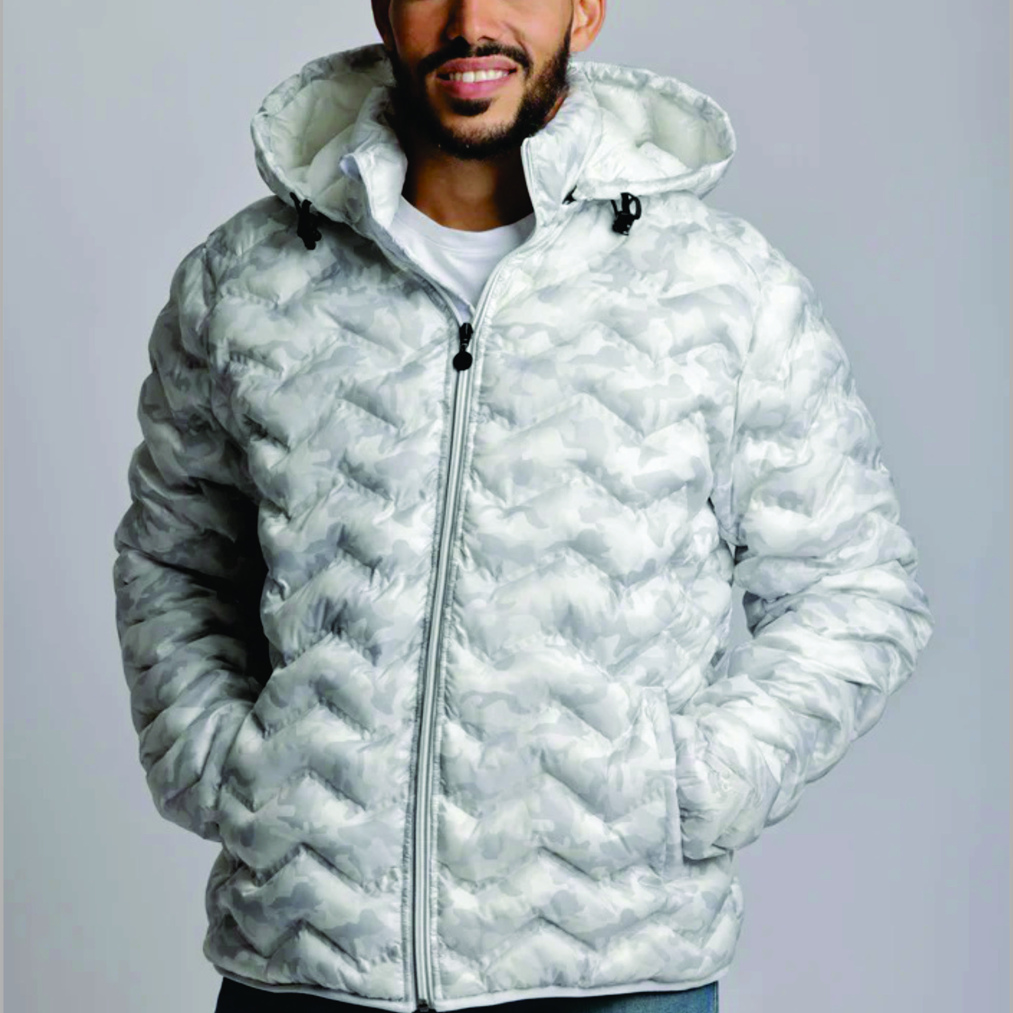 Custom Men's 700 Fill Goose Down Jacket - 2023 Winter American Style, Waterproof Puffer Coat